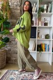 Big Softie Amour Slouch Knit Jumper Olive